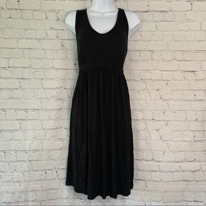 Grisbi Black Sleeveless Dress With Lace Back Sz L